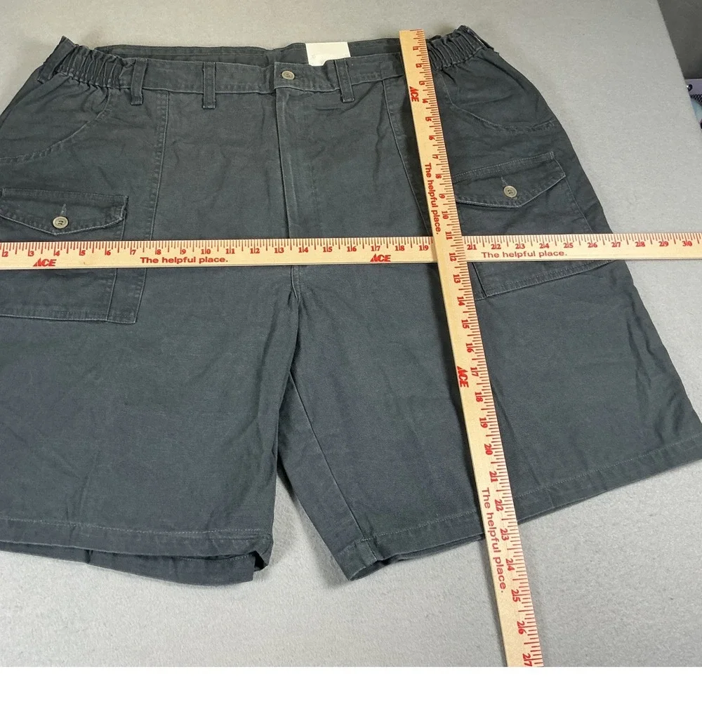 Boy Scouts of America Official Uniform Cargo Shorts W46 Gray Action Fit NWT USA